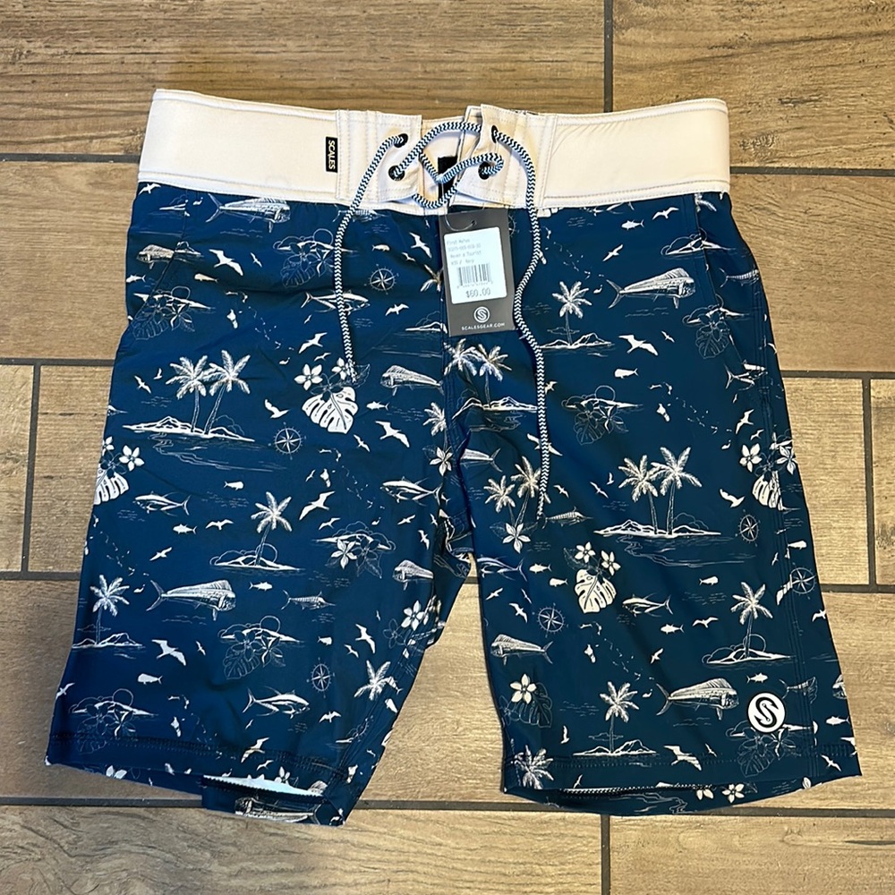 Scales “First Mates” Board Shorts Size Men’s 30